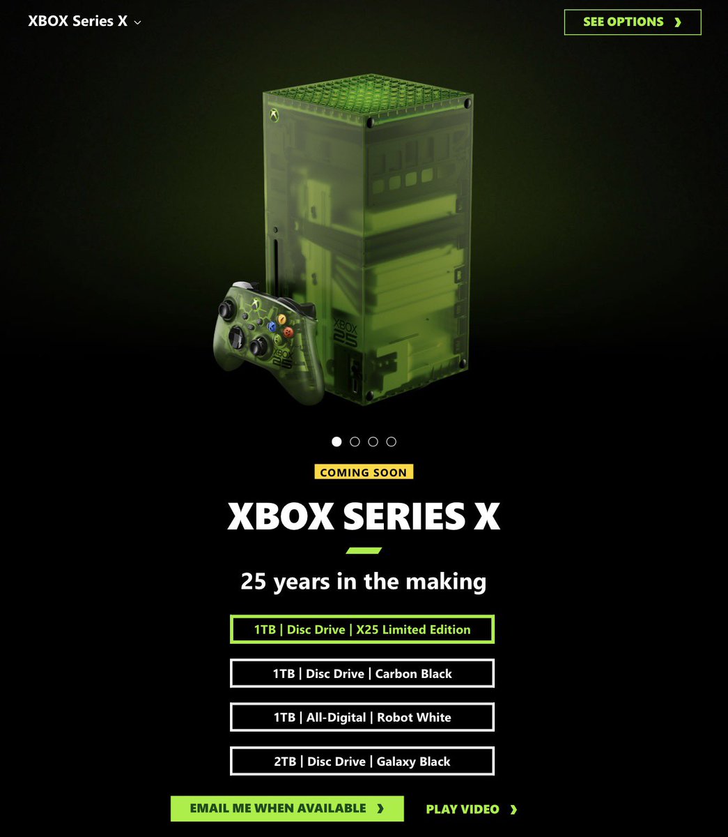 LordOfRestocks's tweet photo. ✉️ There is now a listing for the Xbox Series X25 on Xbox. You can choose to get emailed when available.

🔗 - https://t.co/ri6IBRz0Vm https://t.co/UQGu385lDW