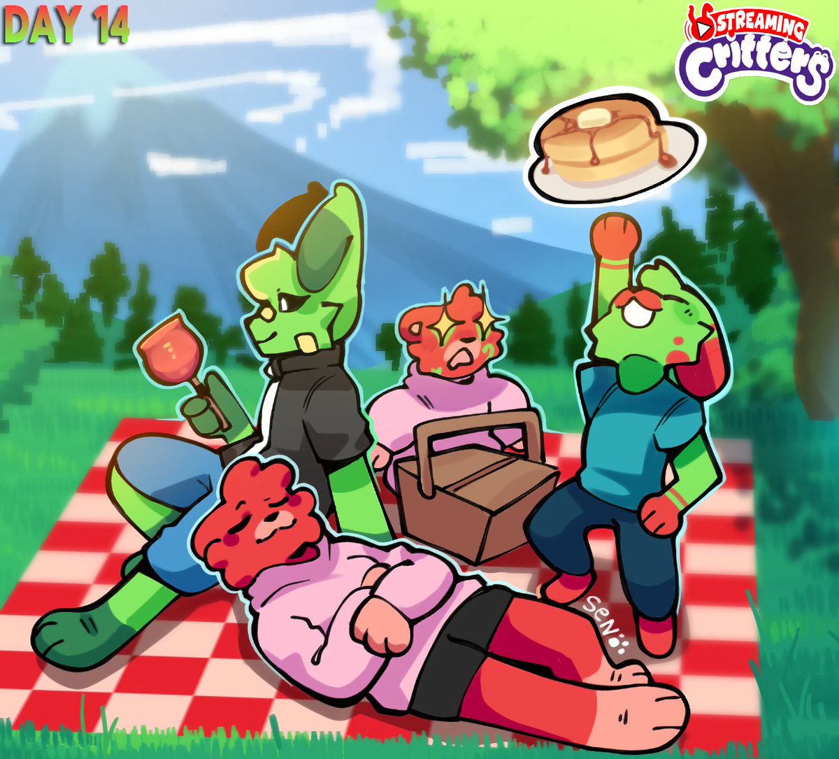 FrankieWestYT's tweet photo. 📹 [STREAMING CRITTERS AU] 🔴
Amo como con el tiempo, JR (Fede) y Luna, se volvieron muy queridos en la comunidad que sigue el AU

Andamos cocinando unas mini aventuras con estos 2
#StreamingCritters #StreamingCrittersAU #SmilingsCrittersAU #SmilingCritters #SmilingCrittersAU https://t.co/PHUT7Q7NTJ