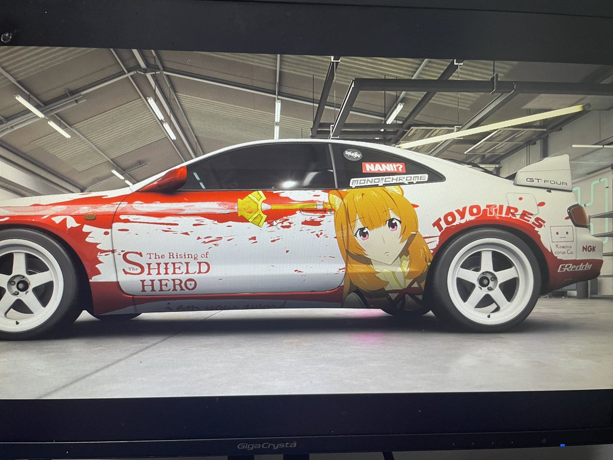 higan_bana05's tweet photo. 昨日、セリカがラフタリアの痛車になりました
作者さんすごーい
お借りします https://t.co/yZFgFz9ZCj