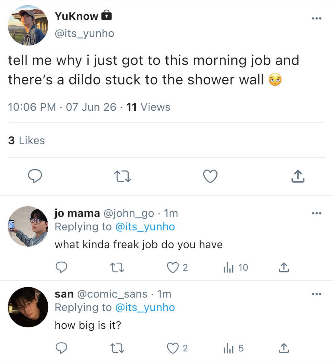 minkisarmpit's tweet photo. a short yvngi socmed au ⟢

where two lovely idiots find themselves in a peculiar situation https://t.co/nATO39kWvD