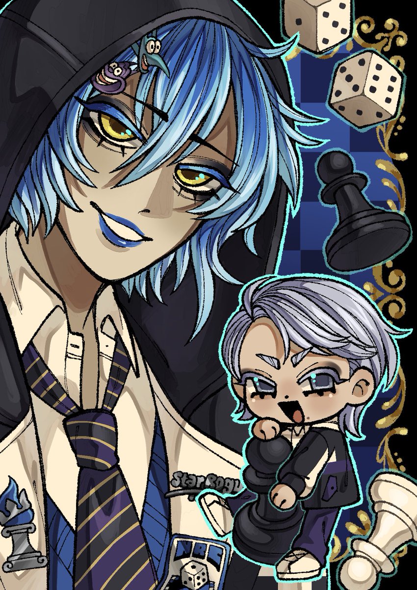 yuus_apples's tweet photo. ♟️♟️♟️

#twstfanart https://t.co/mpskDhO8KH