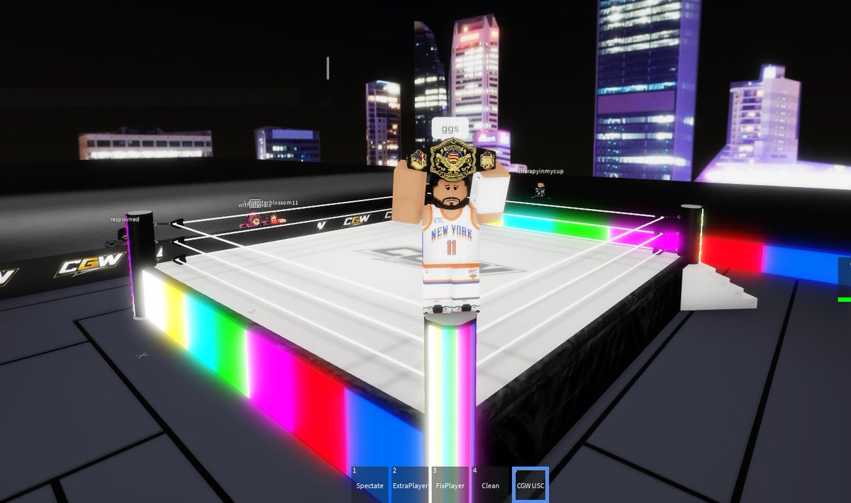 Mxchoo3x's tweet photo. #ANDSTILL @ROBLOX_CGW United States Champion.
Good Game to my opponent.
#COLLINS2026 #FUTURE #GOAT #TheNextLevel #LEVEUP #CORE #NYC https://t.co/1etWPaaGqb