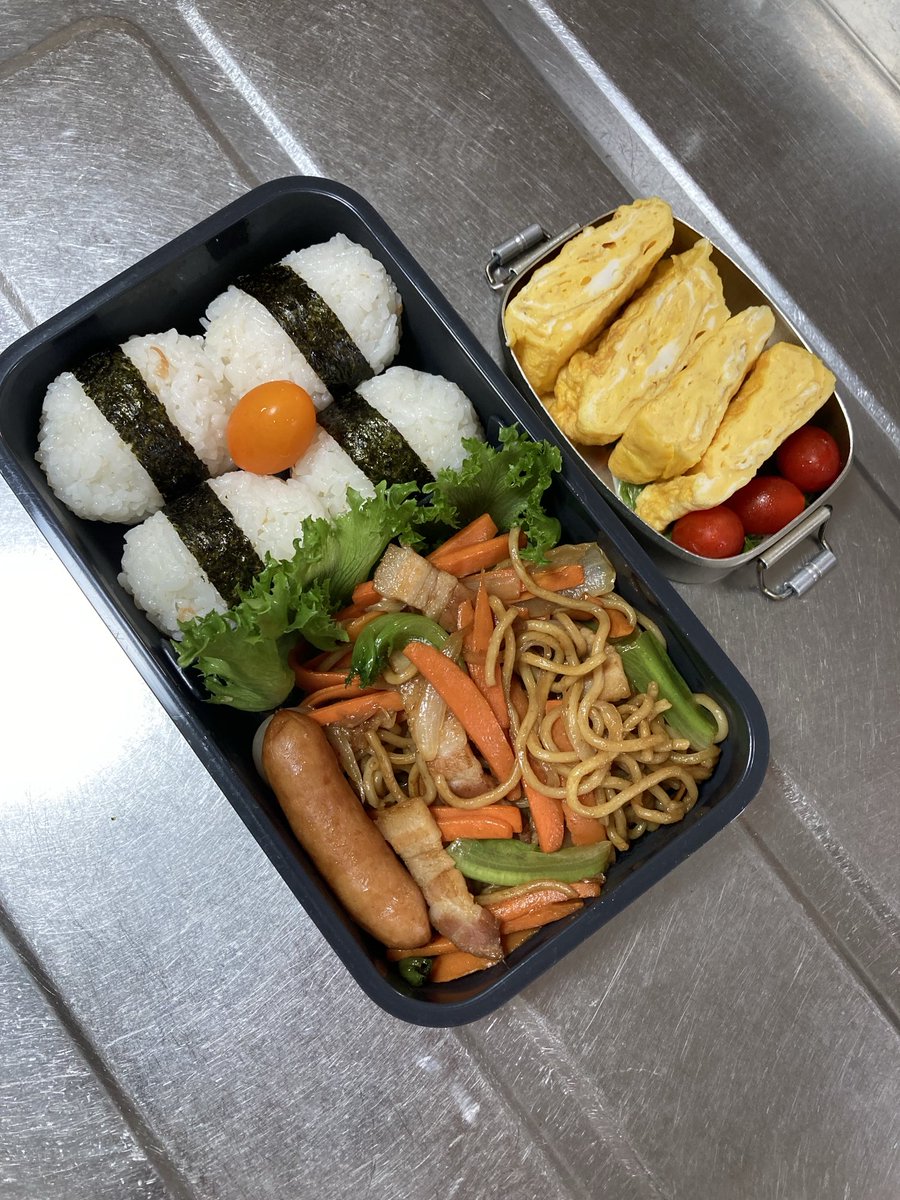 drops_bkr's tweet photo. おはようございます☀
今日の息子の弁当ができました https://t.co/UfYa9G3jaI