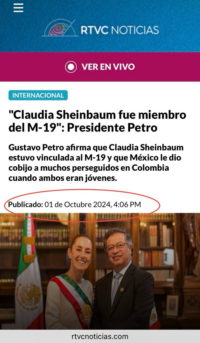 AndresC102030's tweet photo. @Melissa_Bely ClaudiaSheimbaun debería ser juzgada por apoyar al terrorismo representado en las acciones del M-19 https://t.co/Nw8qvQxsNa