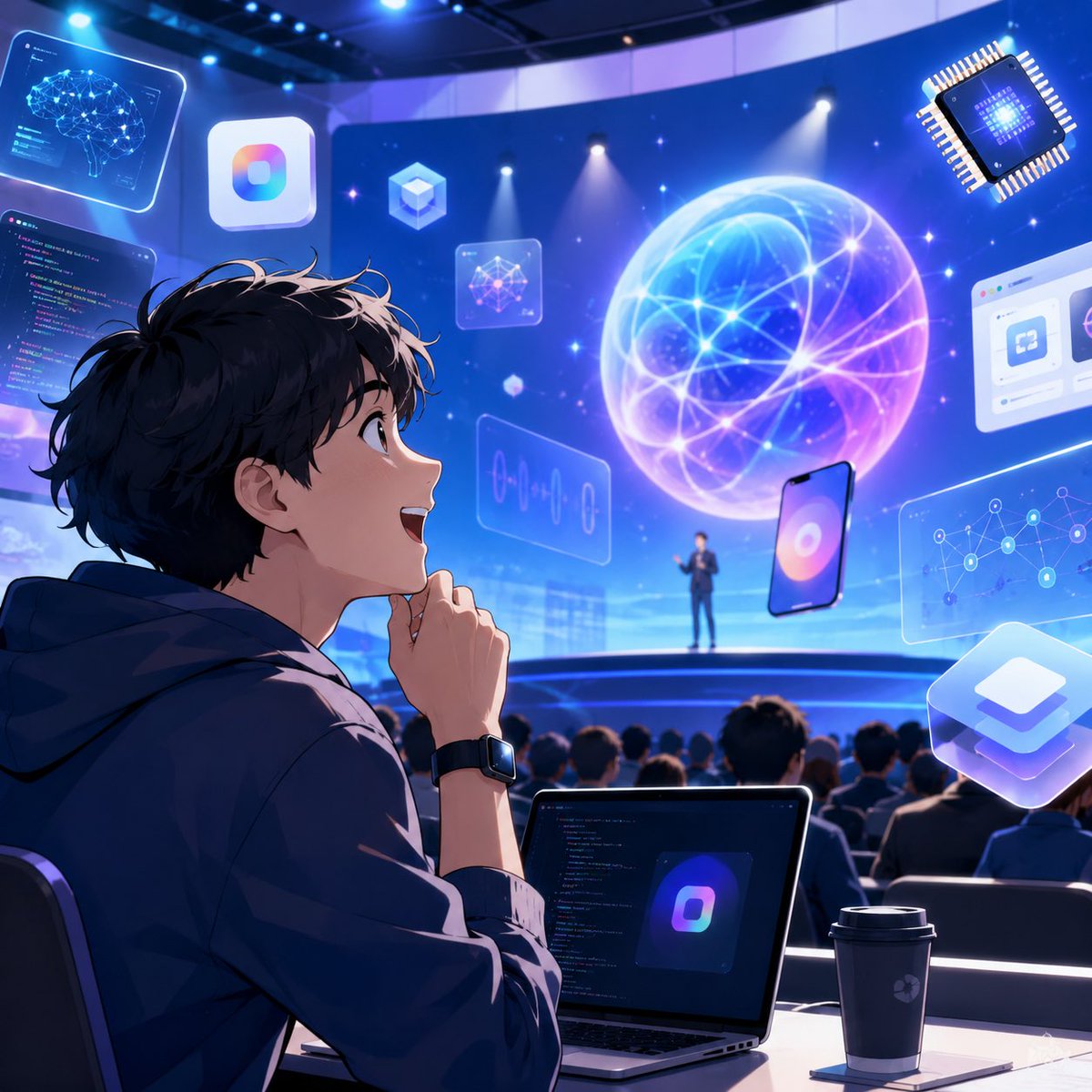 eflaymangood's tweet photo. Appleの技術発表会
WWDC 2026
今年はどうなるかな🍎

昨年は生成AIへの期待値を超えられず、株価も揺れた印象🤔

でも個人的には、結果がどうあれ新技術がたくさん出てくるだけでワクワクします✨

明日午前2時リアルタイムで見守られる方
お楽しみ下さい👍

#WWDC26
#Apple #エンジニアと繋がりたい https://t.co/wUXZ7s7X7N