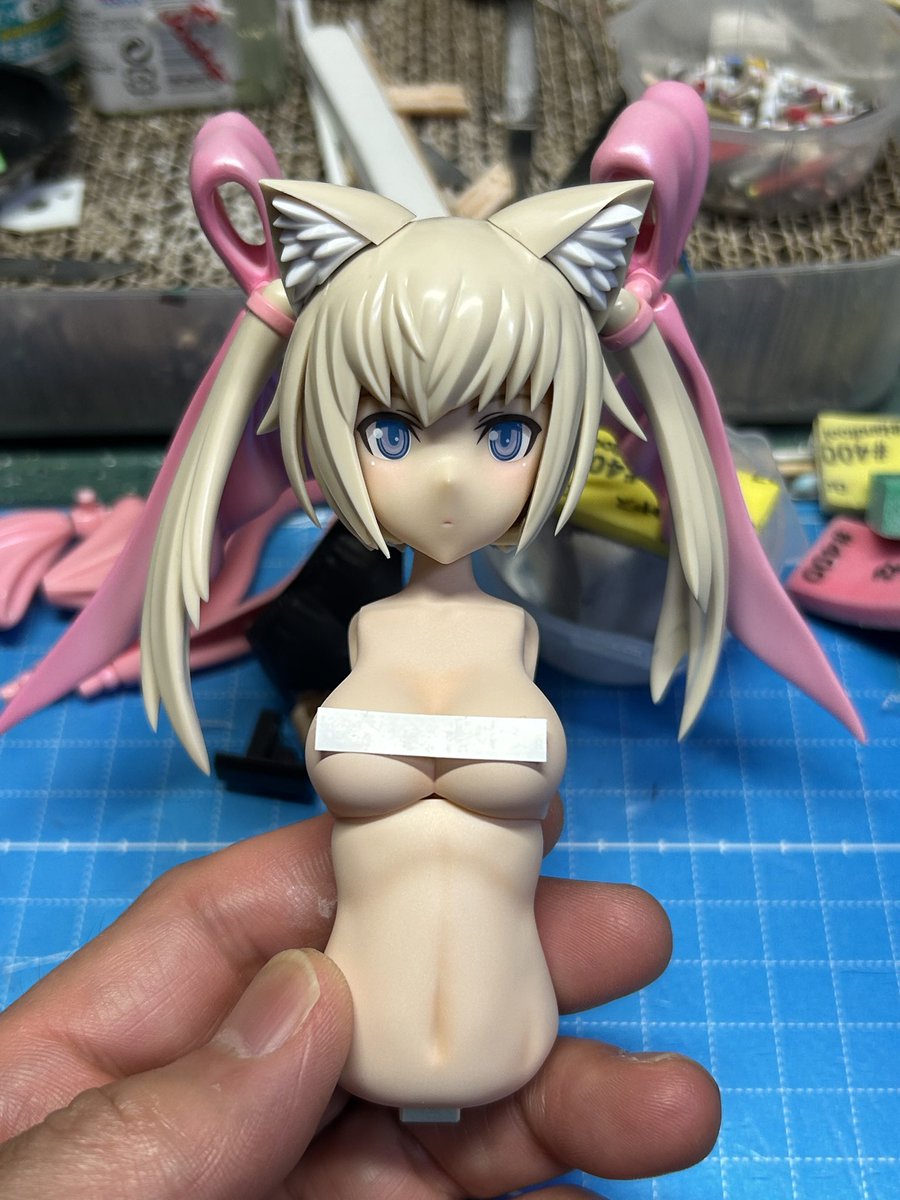 コトブキヤ #グランデスケール #ドレスアップボディ #轟雷 塗装中。