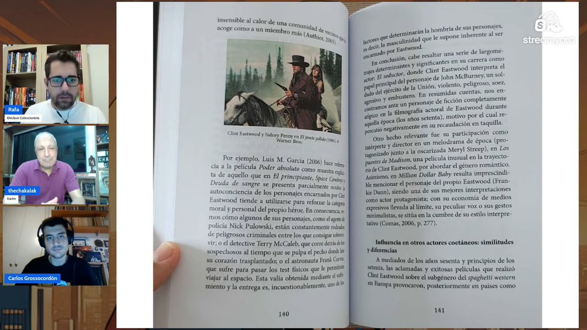 TheGrosso94's tweet photo. 🎙️ ¡Ya está disponible la entrevista con @ENclavColeccion!

Un charla muy especial repasando la trayectoria de uno de los más grandes: Clint Eastwood.

No te la pierdas 👉 https://t.co/aff6n7tbc9

#ClintEastwood https://t.co/d8YE2oDjHS