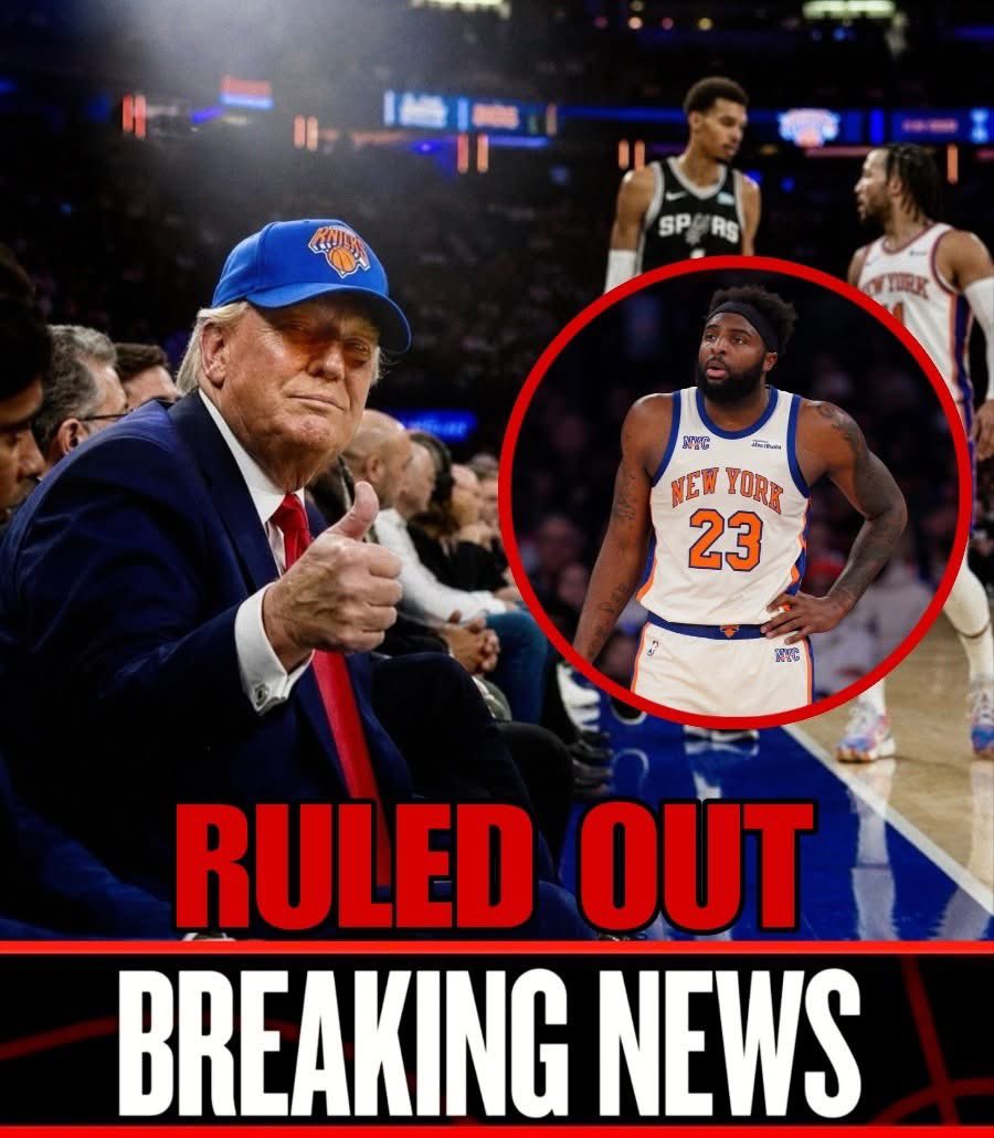 RadarResist's tweet photo. NY Knicks center Mitchell Robinson has reportedly been ruled out for Game 3. Reports indicate Robinson is  boycotting the game due to the attendance of Trump at Madison Square Gardens. His absence is expected to be a major loss for NY.
THE CHAOS HAS STARTED “TRUMP MUST STAY AWAY” https://t.co/mBM6sqoOYP