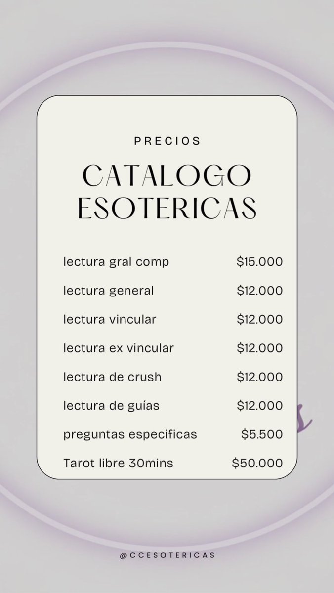 ccesotericas's tweet photo. Esto es una lectura general, si no te resuena dejalo ir, si estas interesado en alguno de mis servicios escribime! gracias por leer ❤️✨ https://t.co/z0UONMn48n