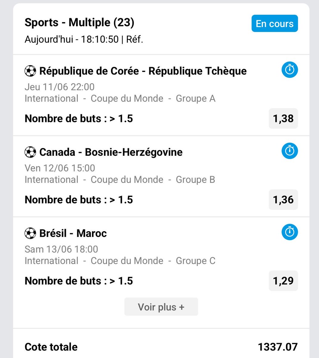 BetGenius2212's tweet photo. 23/24 premye match nan mondyal la.  
Apre sa n pral jwenn kot 2, 3, 5....., 10.

(Sof nan Almay la m pa jwe) 

Betcode: https://t.co/NMHLZTmfrM

Retire sa n pa renmen modifye sa n pa renmen. 

Retweet↩️ https://t.co/KZ33dh3GfC