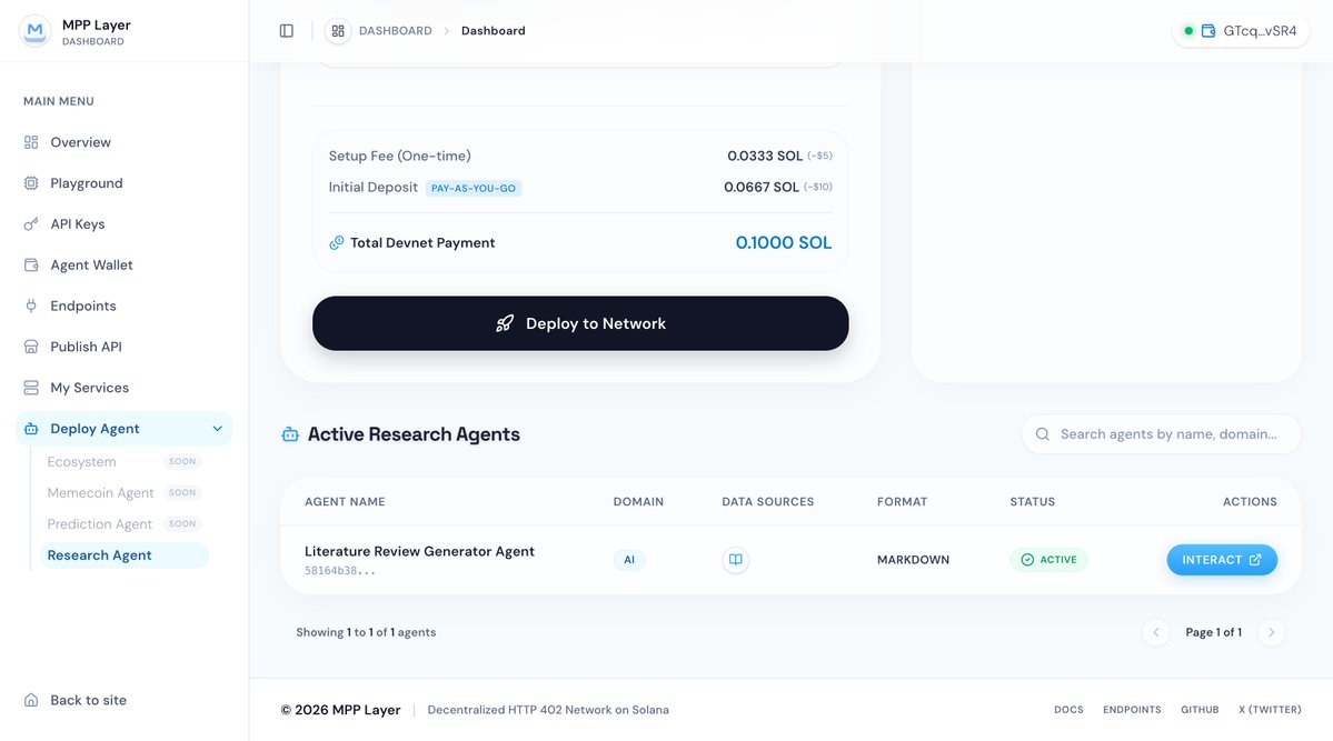 getmpplayer's tweet photo. Development Update  Ecosystem Progress

Today, we successfully completed another major milestone in the development of the MPPL ecosystem as we continue executing our roadmap and accelerating toward full realization of our vision.

Our current focus is on the Agentic Research infrastructure, where we are actively testing autonomous agent deployments within the testnet environment. These agents are designed to perform research oriented tasks, enabling a more scalable and efficient knowledge discovery process for developers, researchers, and future AI powered applications built on MPPL.

This phase is critical as we validate agent behavior, payment flows, orchestration mechanisms, and overall system reliability before moving toward broader deployment.

Every component being developed today is laying the foundation for an ecosystem where agents can access services, consume data, and interact through programmable payment rails powered by MPPL.

We're moving fast, but we're prioritizing reliability, security, and real-world usability at every step.

More updates coming soon as we continue pushing toward the next milestones on the roadmap.

Building the future of machine to machine payments and autonomous agent infrastructure.