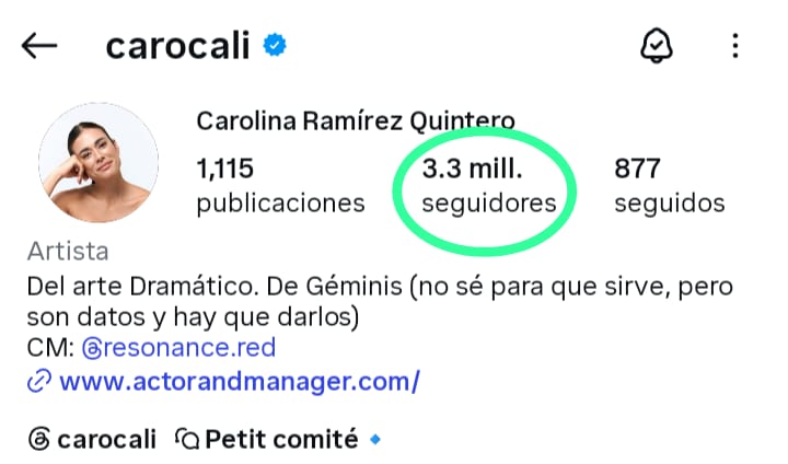 xiorm25's tweet photo. yo sé que a Caro no le importa la cantidad de seguidores, pero me da alegría cuando sube de seguidores. https://t.co/BwxRGbwIcq