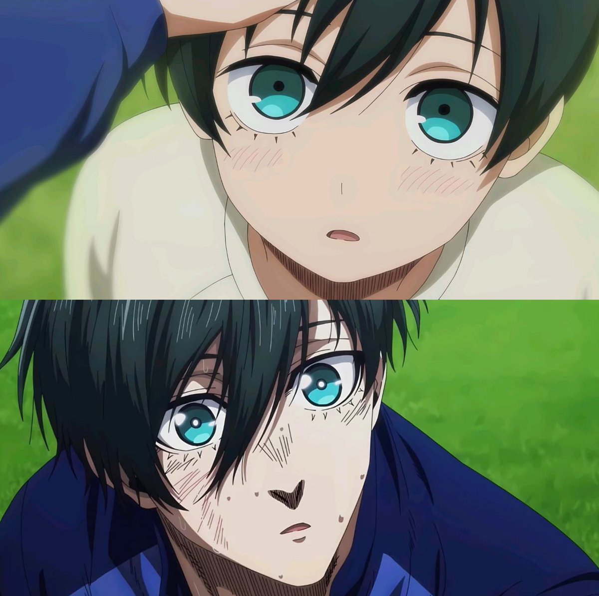 buburinrin1's tweet photo. I find it so adorable how the Itoshi brothers in the U-20 unconsciously end up making the exact same expressions they had as kids during Sae’s match https://t.co/5V7O6RYDrA