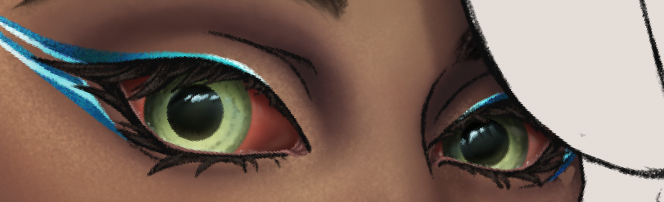 GirlofCrows's tweet photo. Yup, eyes are still my favorite to do lol https://t.co/qKvLoxz49a