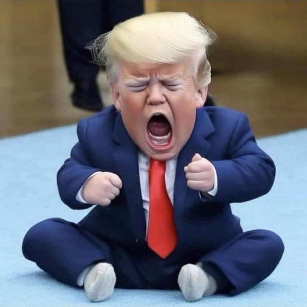 DebunkM9790's tweet photo. @atensnut Your post is Holy Crap! 😂 Can you imagine if Biden stormed off the interview like that?!?! MAGA will have an explosive posting day on X. We don’t need that type of demeanor of a felon president in the Oval Office. Trump is a damn baby. https://t.co/68MOEOZIqI