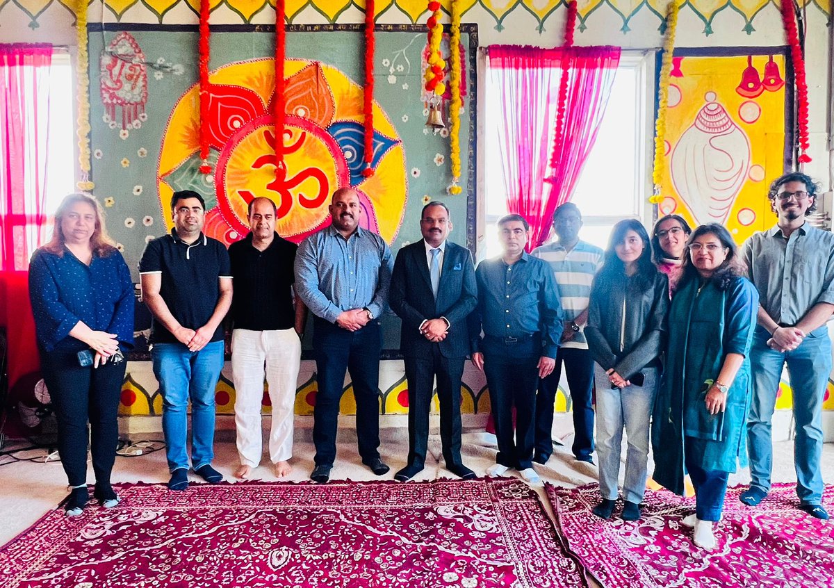 IndiainToronto's tweet photo. Consul General @MahavirSinghvii concluded his productive visit to Prince Edward Island (PEI) by meeting the vibrant and growing Indian community of PEI. This included a visit to the local temple, followed by a community gathering organised by the HariPrabodham Parivar. Addressing the gathering, Consul General highlighted that the recent high level visits from both sides and the ongoing CEPA talks have added momentum to the bilateral ties, and the diaspora plays an indispensable role in this as an active, living bridge between the two countries.

During these interactions with the community members, Consul General heard their queries and concerns and reaffirmed the Consulate’s continued commitment to the welfare of the diaspora.

@HCI_Ottawa @MEAIndia @IndianDiplomacy @diaspora_india