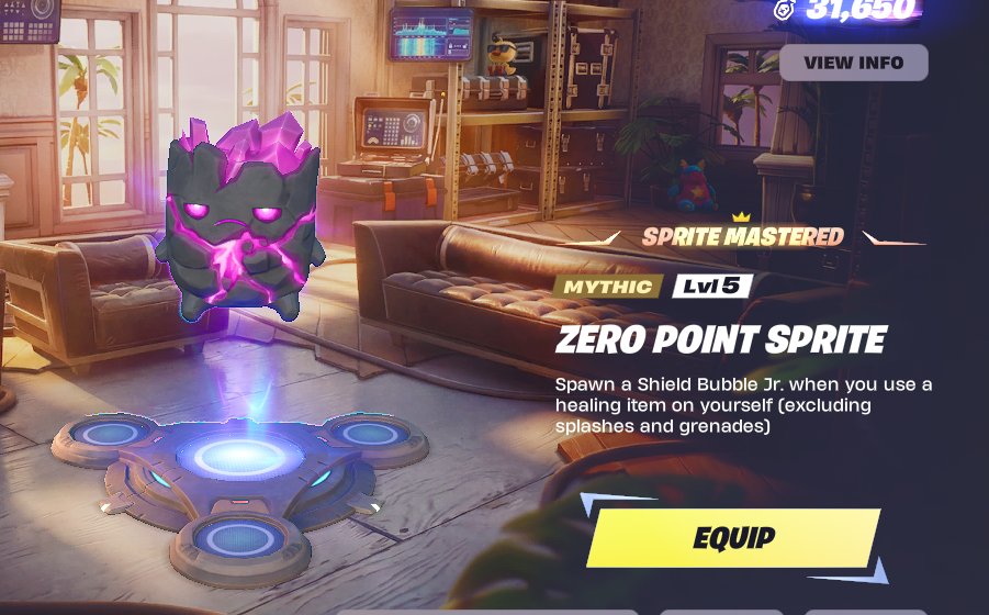 S4ny1Y's tweet photo. maxed zero point sprite 🥹🙏#fortnite https://t.co/m0rkiZaXeQ