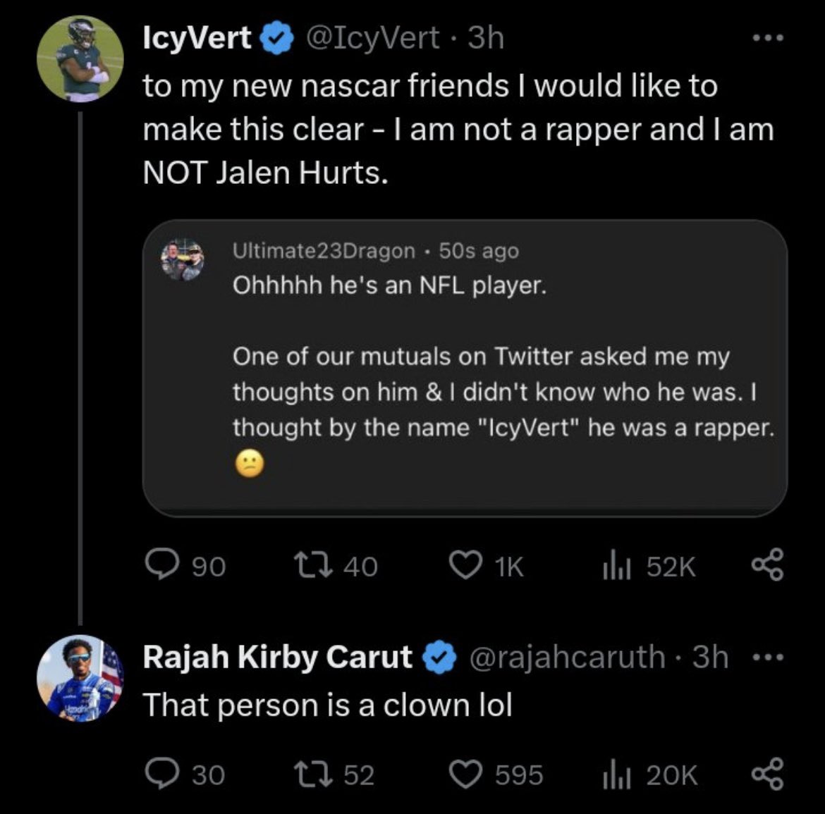 N17Swanson's tweet photo. @ToadWarrior75 @AllSwiftErasFan I don’t remember how it got started with what this meme is in reply to, but was Twitter discourse. Looks like Rajah’s reply to meme tweet is gone. This is her “proof”. https://t.co/ZO6I3tuAKv