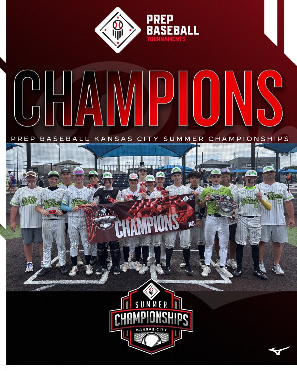 PBTKansasCity's tweet photo. 🏆CHAMPIONS📷

Congratulations to the 2026 Prep Baseball Kansas City Summer Championship 14U open division champions, the Staley Sluggers📷

#PrepBaseballKC | #KCSummerChamps https://t.co/cIUa4xo79a