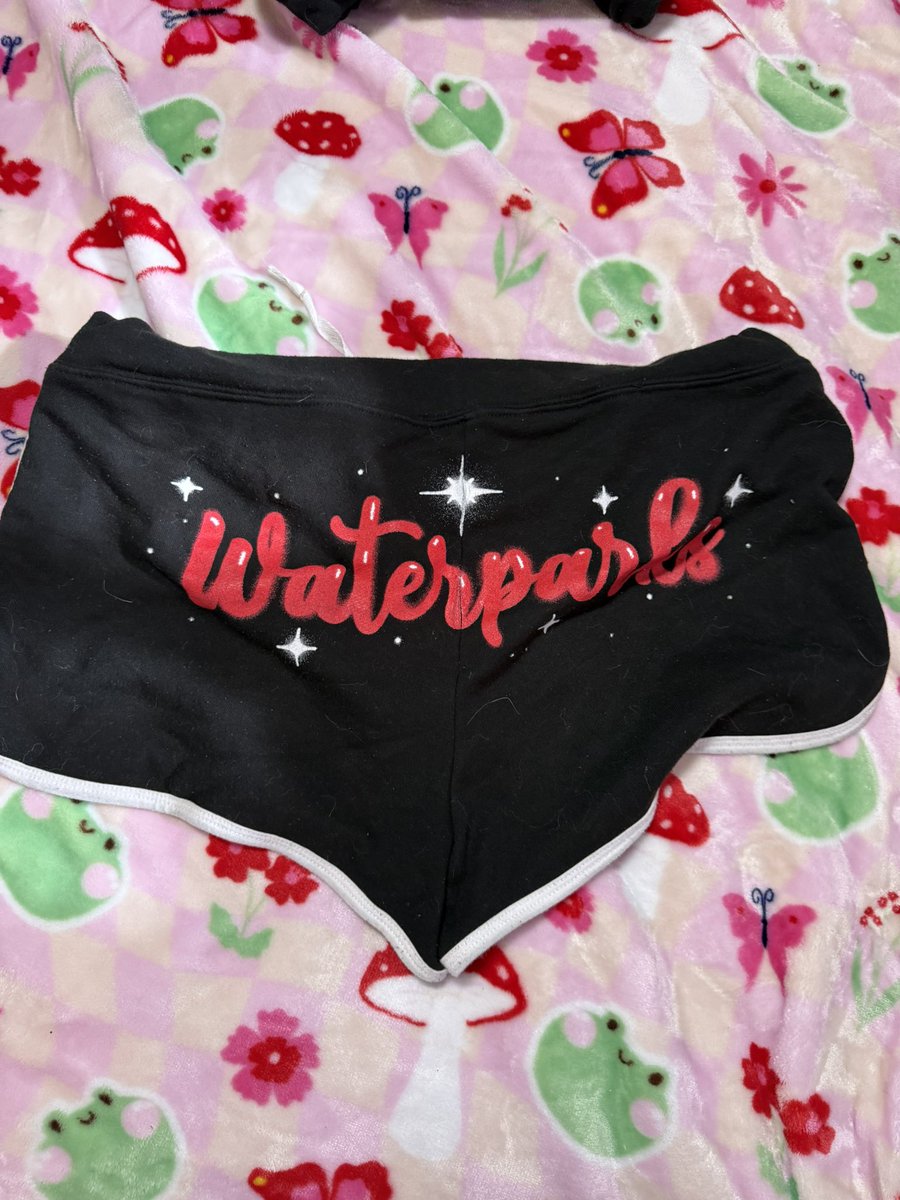 ghtrack11's tweet photo. selling waterparks booty shorts in size large ! 
worn maybe twice , selling for retail 🫶 https://t.co/Aw45PL4WHM