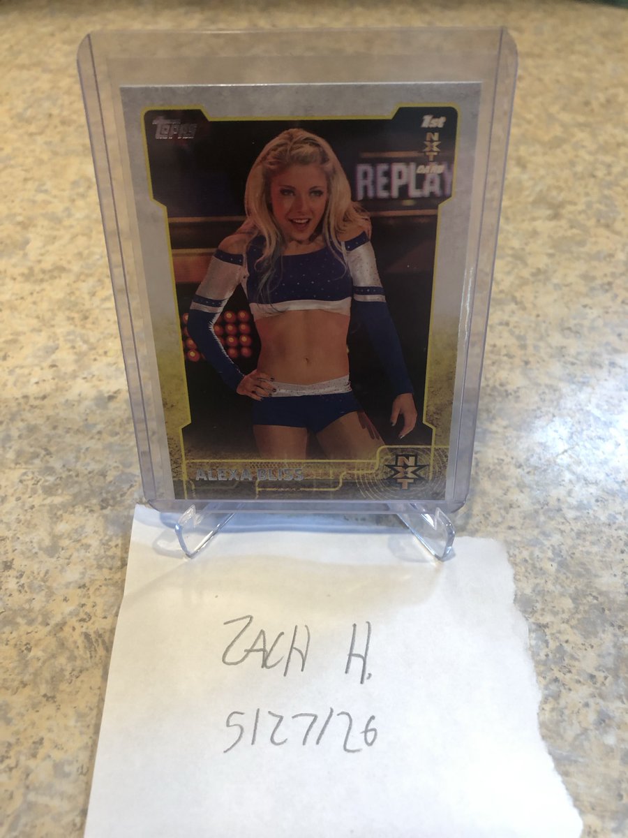 HuffCards's tweet photo. @LAcarddude $40 Bliss lot
Superstar Worn patch
1st NXT card https://t.co/a1HWGTG9Yq