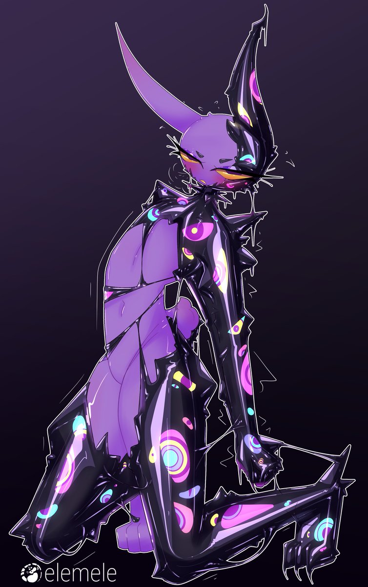 Elemele20's tweet photo. This is how abstraction works canonically, by the way~ 🖤💜💛 https://t.co/r89hArMrOv