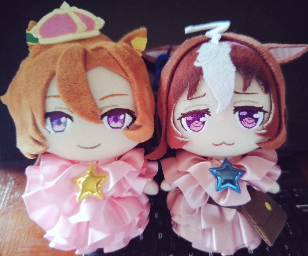 noma_katsuragi's tweet photo. 朝からぬい達にフリルドレス着せたりなど。
実はこれ⋯全く縫っていません。
裁縫スキルゼロ主婦(息子に呆れられるレベル)でもできるぬい活🥰 https://t.co/RBUjaXPYYK