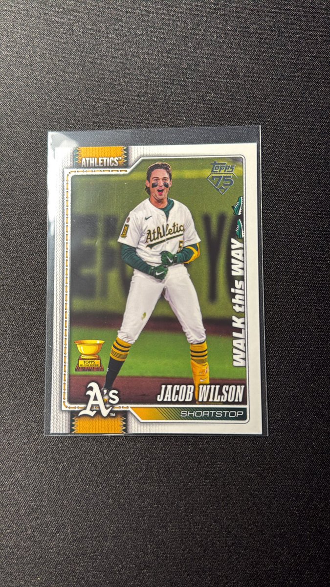 lostbearcards's tweet photo. 🚨 Lost Bear Stack Sale 🚨

Day 2 - Final Day

2026 Topps Series 1 Jacob Wilson Walk This Way 

$12 https://t.co/fYTw2mptl5