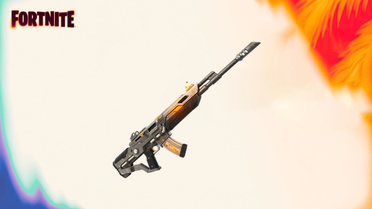 FortniteJPNews's tweet photo. 「カオス エクスプローダーライフル」大幅弱体化

・爆発ダメージが12 → 6に減少
・対物爆発ダメージが20 → 10に減少
・爆発範囲が約17%縮小
・ヘッドショット倍率が1.6倍 → 1.3倍に低下
・連射速度が約3%低下
・反動の回復速度が50%低下
・反動のブレが最大約67%増加

#フォートナイト https://t.co/XcjGyGxQQJ