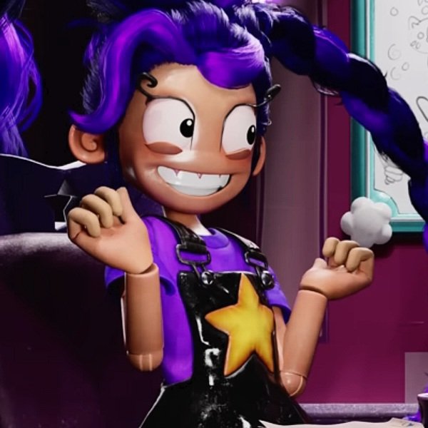 mascotmassacre's tweet photo. 💜 LILY LOVEBRAIDS &amp; THE PROTOTYPE 

Lily glazes the prototype: "What's there to say? He's totally amazing. Look at everything he's done for me. He let me stay in that cozy lullaby room until I was all better, and then he gave me this pretty house" https://t.co/rTQ8SLg6zj