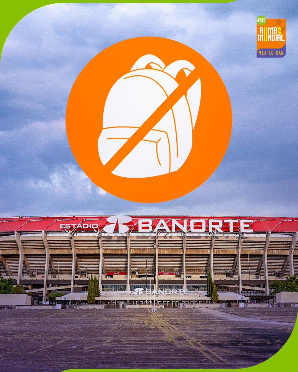 estoenlinea's tweet photo. ¡Atención, afición!🚨

 Si vas al Mundial, no olvides este requisito clave de FIFA, para entrar a los estadios, solo se permiten bolsas transparentes👜❌

¿Sabes cuáles son las medidas exactas y el material permitido para que no te regresen en la puerta?
👉https://t.co/L2wsgrXVxn https://t.co/Iv3aWaxyY8