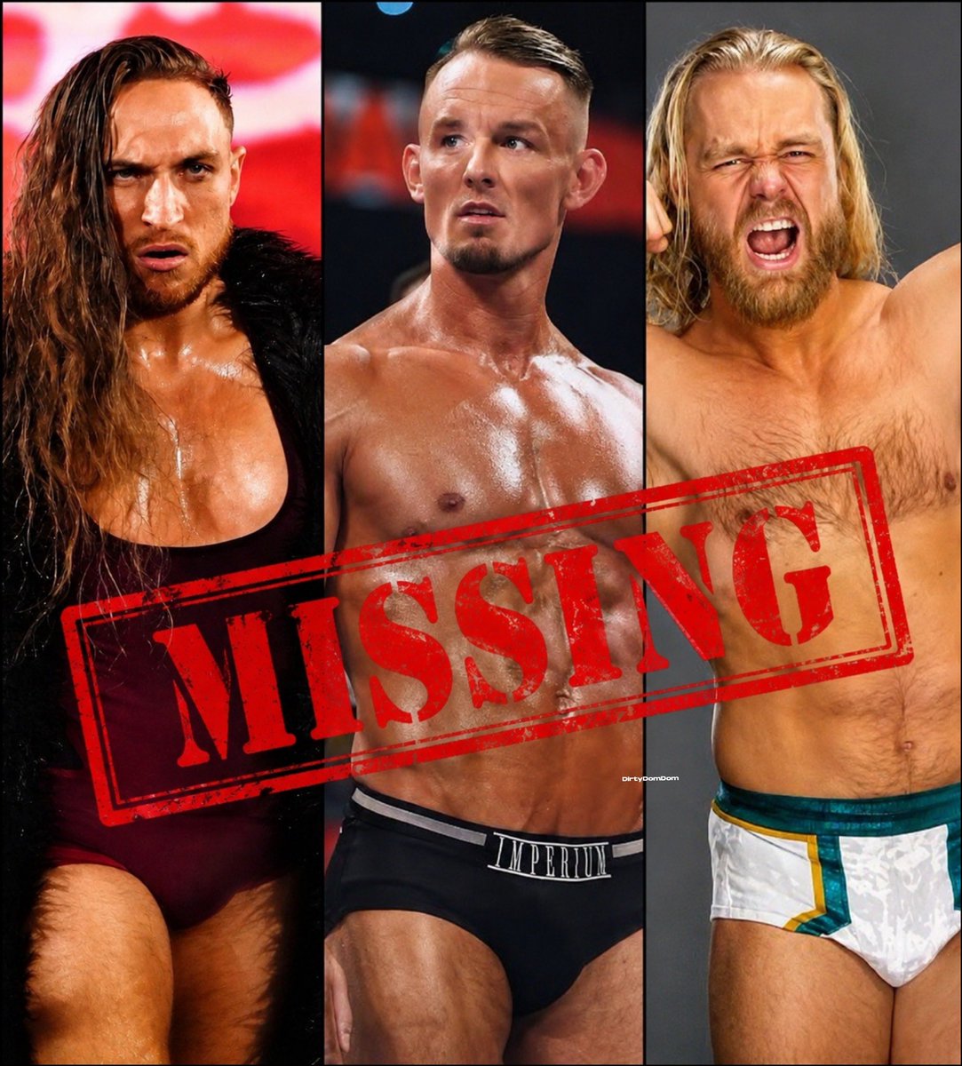 DirtyDomDom's tweet photo. The disappearance of Ludwig Kaiser, Pete Dunne, and Tyler Bate for nearly a year is genuinely concerning.

❌ Not released.
❌ Not retired.
❌ Not officially written off.

Just… missing. 😭

These were three of WWE’s most talented stars and were once viewed as part of the company’s future.

It’s hard not to wonder what WWE originally had planned for them 🤔