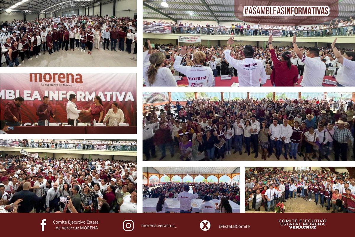EstatalComite's tweet photo. Seguimos recorriendo cada rincón de Veracruz llevando a cabo nuestras Asambleas Informativas en Defensa de la Transformación.
Escuchando, dialogando y organizándonos desde el territorio, convencidos de que los cambios se construyen de la mano de la gente.
#UnidadYOrganización https://t.co/C6OMAY0n6R