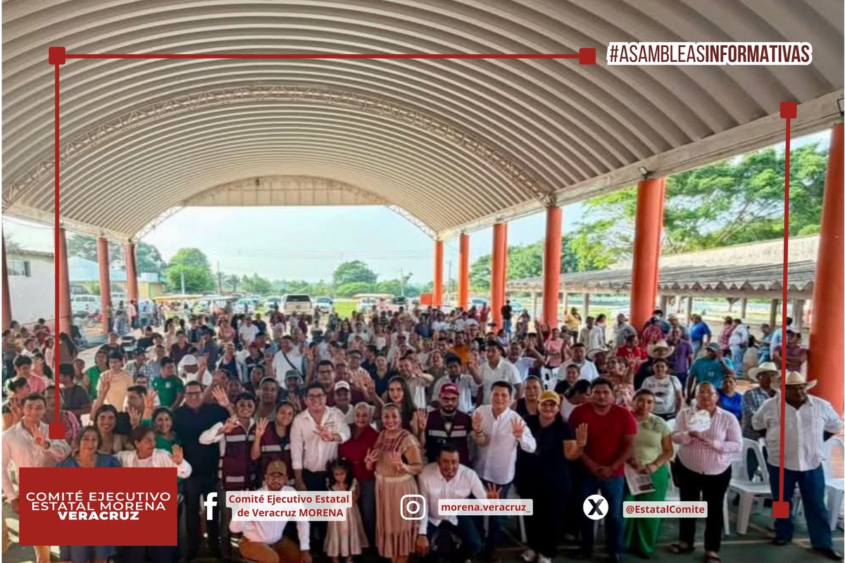 EstatalComite's tweet photo. Seguimos recorriendo cada rincón de Veracruz llevando a cabo nuestras Asambleas Informativas en Defensa de la Transformación.
Escuchando, dialogando y organizándonos desde el territorio, convencidos de que los cambios se construyen de la mano de la gente.
#UnidadYOrganización https://t.co/C6OMAY0n6R