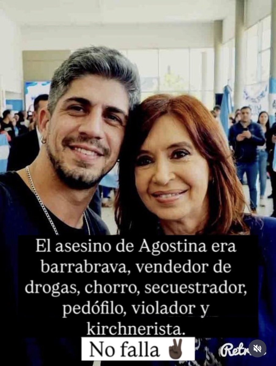 Libertario_2027's tweet photo. @ElTrumpista Aca tenes al militante Kirchnerista que la asesino Agostina. 
¡NI OLVIDO NI PERDÓN! https://t.co/Bv3zVjmQTv