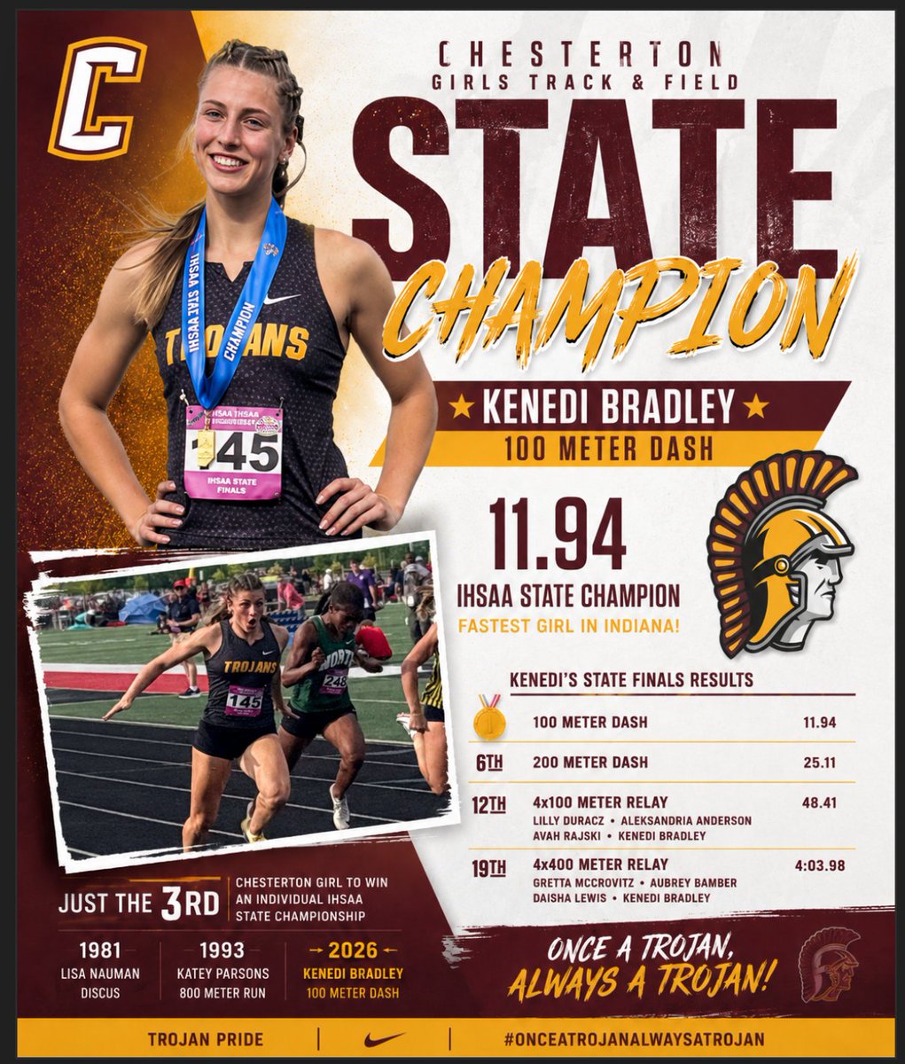 CHS__Trojans's tweet photo. News: 🏆 **STATE CHAMPIONSHIP SPEED. STATE FINAL EXCELLENCE.** 🏆 https://t.co/y1N5p2wYFP https://t.co/vukGgvxR20