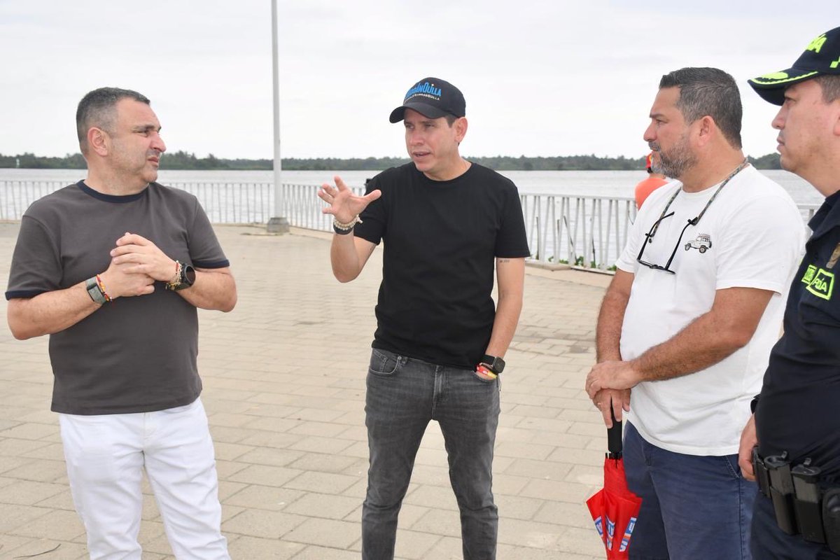 alcaldiabquilla's tweet photo. ¡Todo listo para el Fanfest Juniorista!

Realizamos un recorrido en el Gran Malecón para verificar las medidas logísticas, operativas y de seguridad de este gran encuentro.

Trabajamos articuladamente para garantizar una experiencia segura, organizada y para el disfrute de todos. https://t.co/zBt82k9lTu