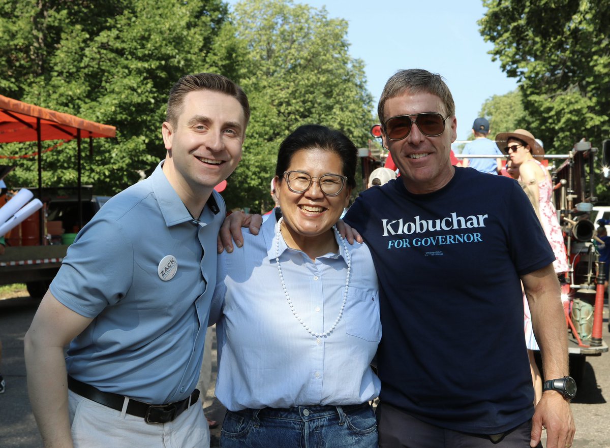 benschierer's tweet photo. My first Grand Old Day was grand indeed. Grateful to Mayor Her for the welcome to St. Paul, and to everyone who showed up for Amy and me today. Fun way to spend a Sunday! https://t.co/xRmRNbmnnF