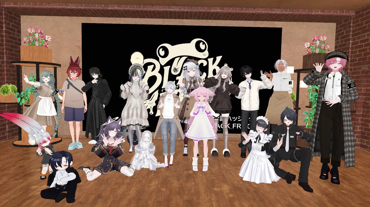 Tottoko_VRChat's tweet photo. 昨日はイマーシブ型イベントのミステリー喫茶「BLACK FROG」に行ってきました。
キャストさんとおしゃべりしたり～というイベント自体が初参加でしたがとっても楽しかったです。
リバイバル講演やCase3もあればぜひ行きたいな～と思いました。
#BLACK_FROG_vrc https://t.co/UrFYckpzOV