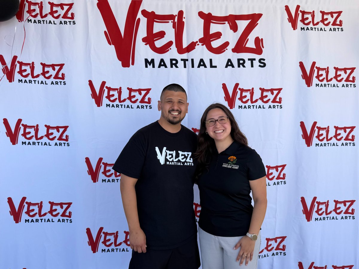 SenatorAshby's tweet photo. Congratulations to these students of @ArtsVelez School on qualifying for the National Martial Arts Alliance 2026 State Championship! #TeamAshby appreciated the opportunity to personally wish each student luck and recognize them for their hard work and dedication to their training. Please help us wish them luck as they represent Senate District 8 at the state championship!
