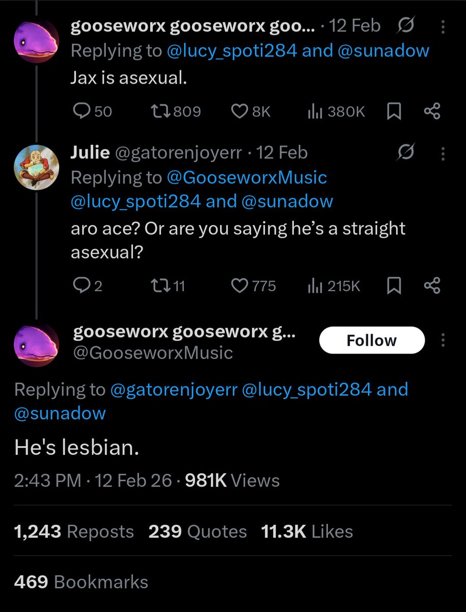H3lllH0und's tweet photo. I love my asexual lesbian 
#tadcspoilers https://t.co/SmjnnZgtRJ