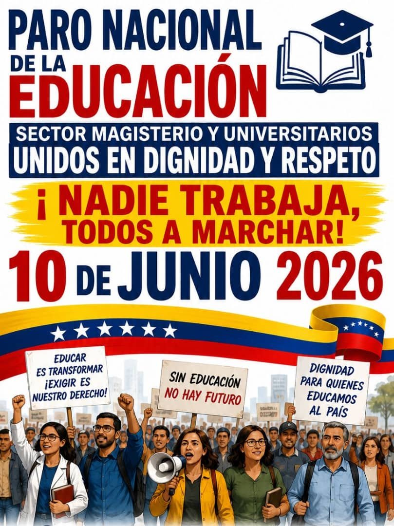 PensionadosVzla's tweet photo. Enseñar no debería ser un acto de sacrificio permanente. Quienes forman a las nuevas generaciones merecen condiciones de vida dignas. #ParoEducativo10J #UnDiaPorLosDocentes https://t.co/JL27LfwOlC