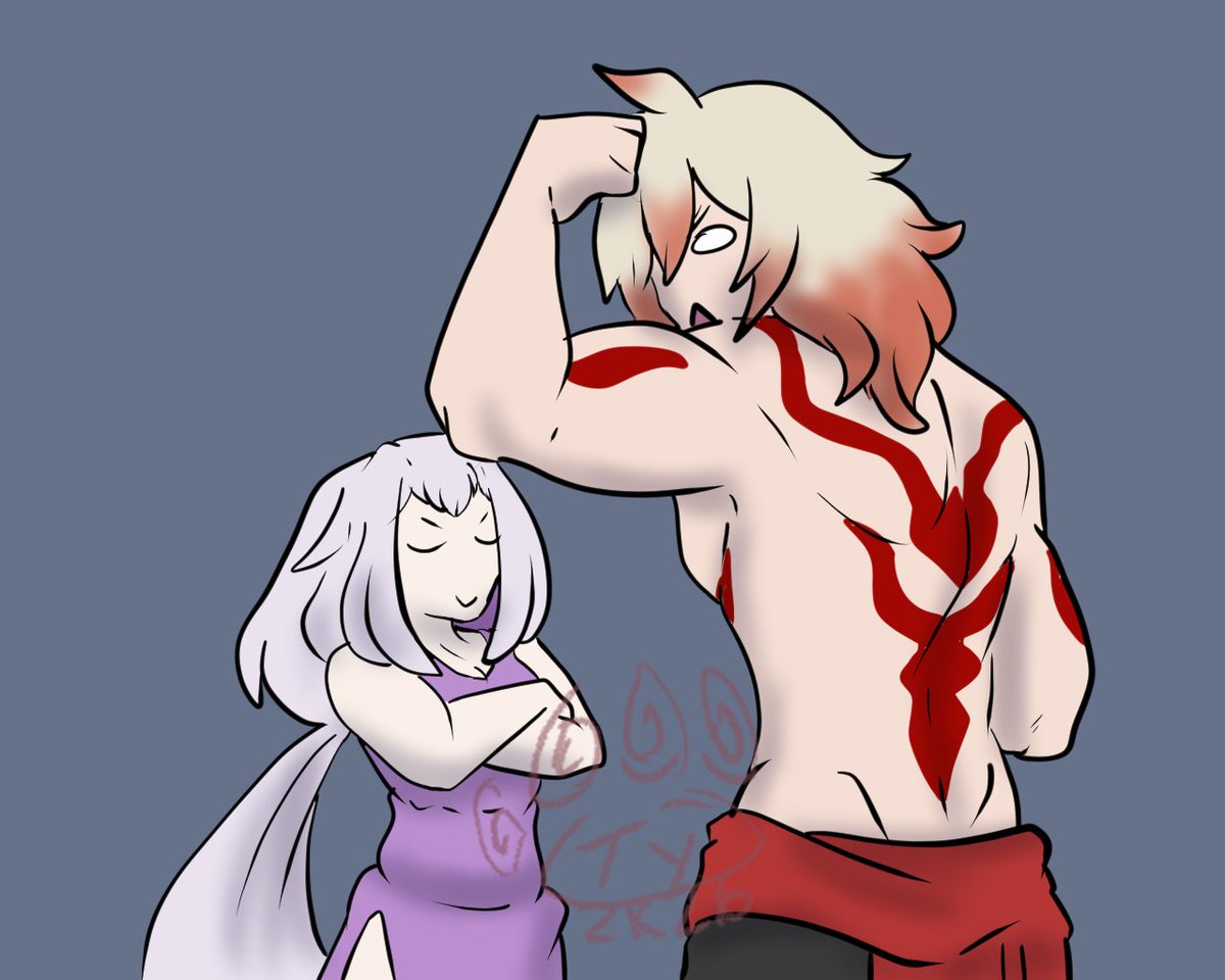 TyTarandTheBuiz's tweet photo. Day 6: Body Swap AU

Castorice: Your biceps are so heavy Mydei! Is this all the time?
Mydei: Indeed, good thing I am mighty so I don't notice
#castordeiweek2026 #castordei https://t.co/MOreEzuD02