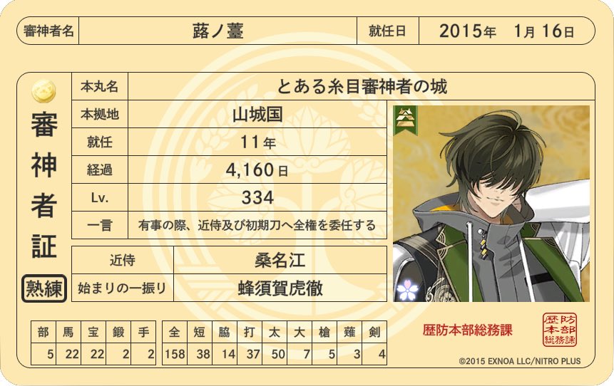 WKM_0131's tweet photo. #審神者履歴書
#審神者さんと繋がりたい 
#刀剣乱舞好きさんと繋がりたい

審神者仲間欲しいのでタグ放流失礼します。雑多垢な上、基本鍵垢籠もりで他界隈も扱うし浮上不定期ですが仲良くして下さる方募集🙌全反応巡回致します🙌🙌🙌 https://t.co/EYAJaTnKgR