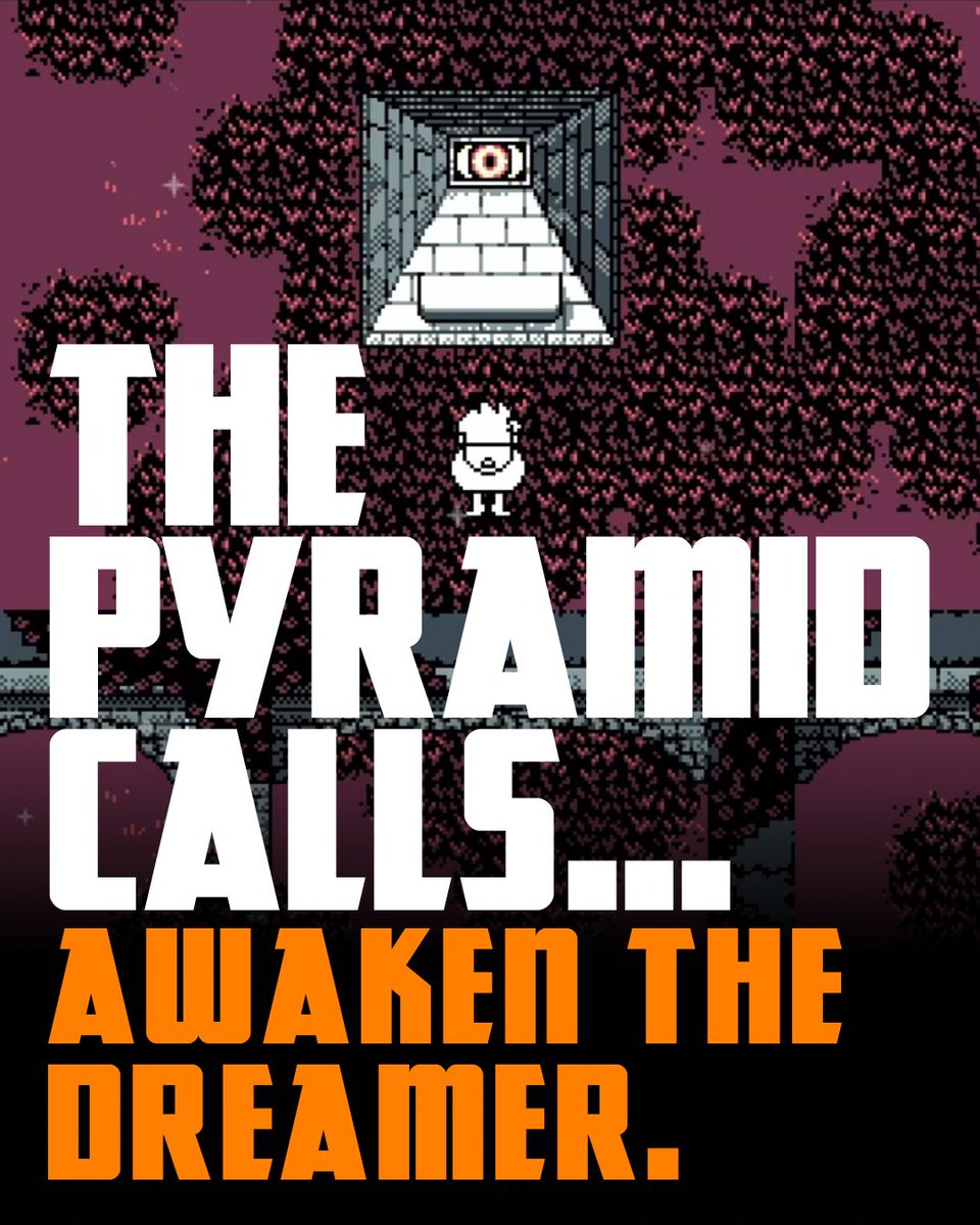 fiddleling's tweet photo. The pyramids spread across this world becon
you to discover their secret. Awaken the dreamer.

3-BIT EXPLORER - Wishlist right now on Steam!

https://t.co/S3obs8V2LN

#retro #ZeldaLike #IndieGame #explorationgames #indiegames https://t.co/Pk8GcvHlqt