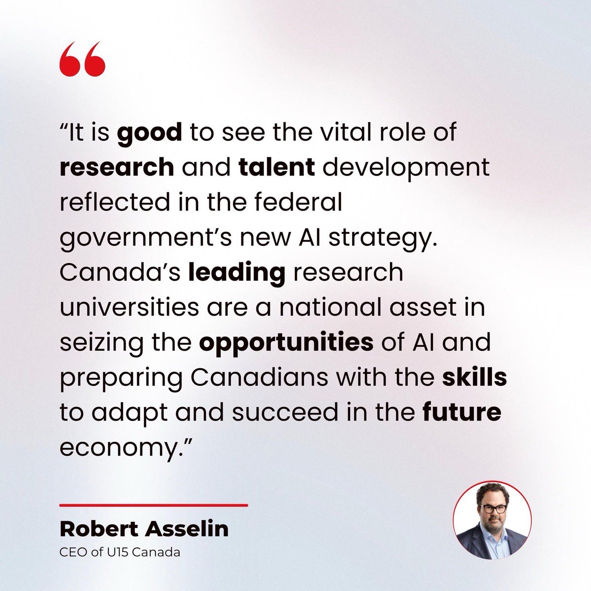 EvanLSolomon's tweet photo. AI for All.

🇨🇦 

L’IA pour tous. https://t.co/ucAxzX0w9E