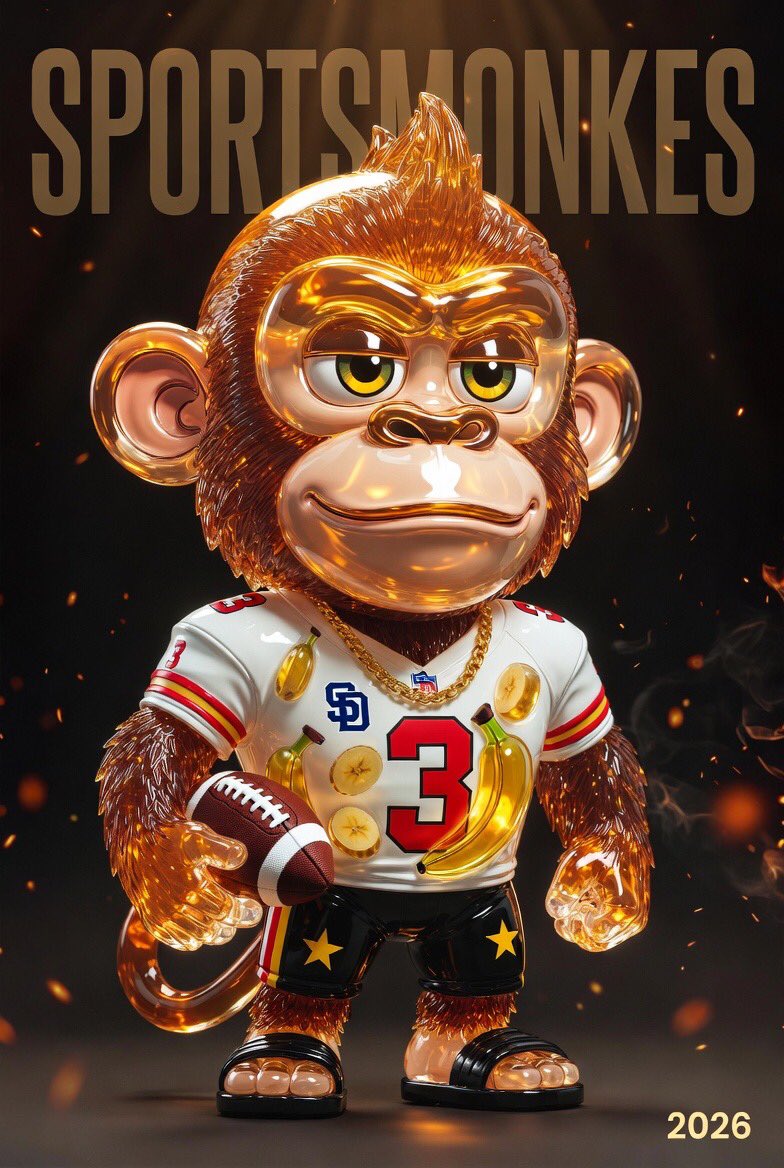 web__guyy's tweet photo. Rate the transformation @SportsNILNFTs 🐵🔥

#WeBall 🏈 https://t.co/CldRs0noXc