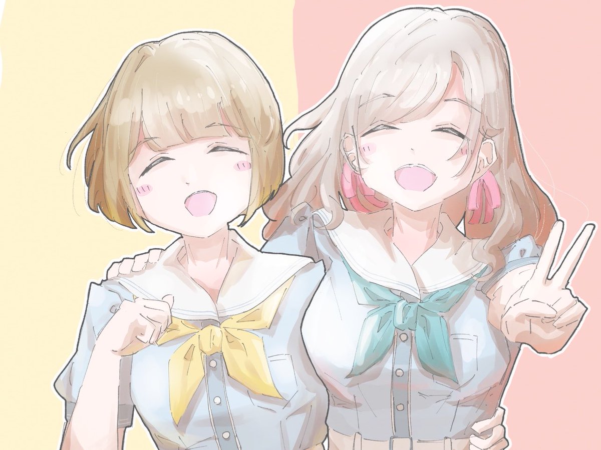 5chi_nri's tweet photo. 夏服の季節！
#蓮ノ空美術部 https://t.co/ar4AKkVyFs