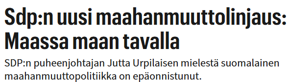 VPeltsi's tweet photo. @Jrvinen_J @SRistol88 Tässä mitään kotouttamisrahoja tarvita. SDP:ssäkin se tiedetään. https://t.co/vNZqgOGOSB