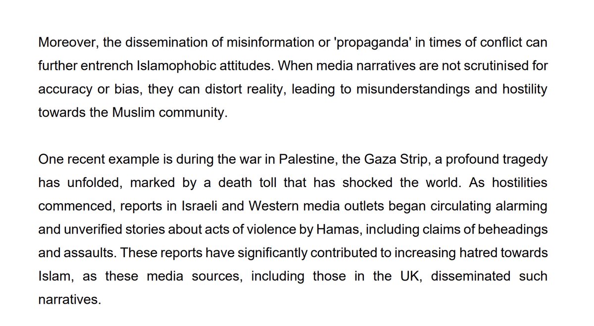 MrAndyNgo's tweet photo. The National Association of Muslim Police in the UK put out a policy and guidance paper that defended Hamas' actions in Israel on Oct. 7 as "unverified stories" and compared Islamophobia to racism and criticized counter-terrorism strategies. https://t.co/6X2dHDusnq